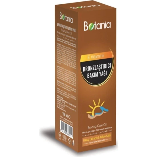 Botania Bronzlaştırıcı Bakım Yağı 150 ml