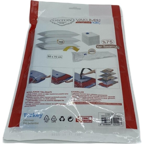 Kitchen Line Vakumlu Hurç Poşeti 50 x 70 2 Adet Fiyatı