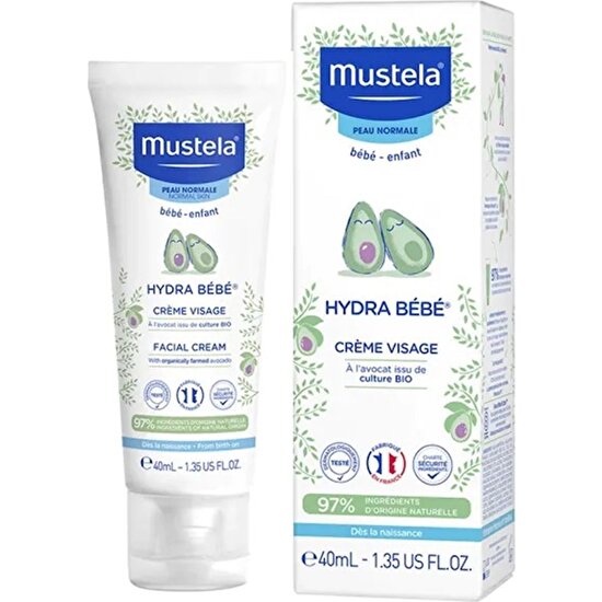 Mustela Hydra Bebe Facial Cream Nemlendirici Yüz Kremi 40 ml