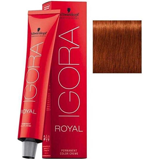 Igora Royal 6-77 Koyu Kumral Yoğun Bakır Saç Boyası
