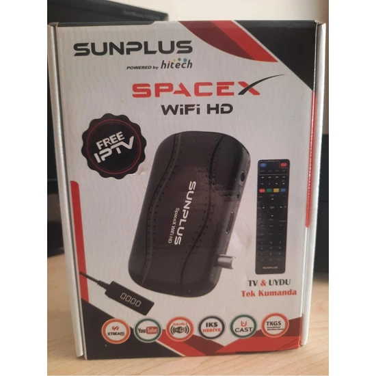 Sunplus Spacex Dahili Wifi Hd Uydu Alıcısı
