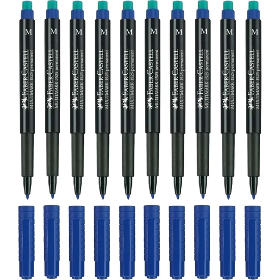 Faber-Castell Permanent S Mavi 10 Adet