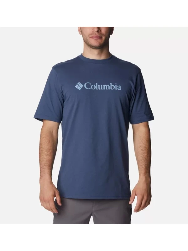 Columbia CS0287 Csc M Basic Big Logo Brushed Erkek T-Shirt 9110141