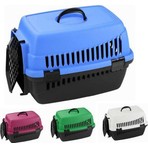 Petline Carrier Plastik Taşıma Çantası 49 Cm Kedi ve Köpekler İçin 7-10 kg Taşıma Kapasitesi
