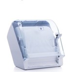 Vialli K8T Levercut Manuel Kollu Şeffaf Hareketli Rulo Kağıt Havlu Dispenseri Aparatı - 19-21 Cm Kağıtlar İçin
