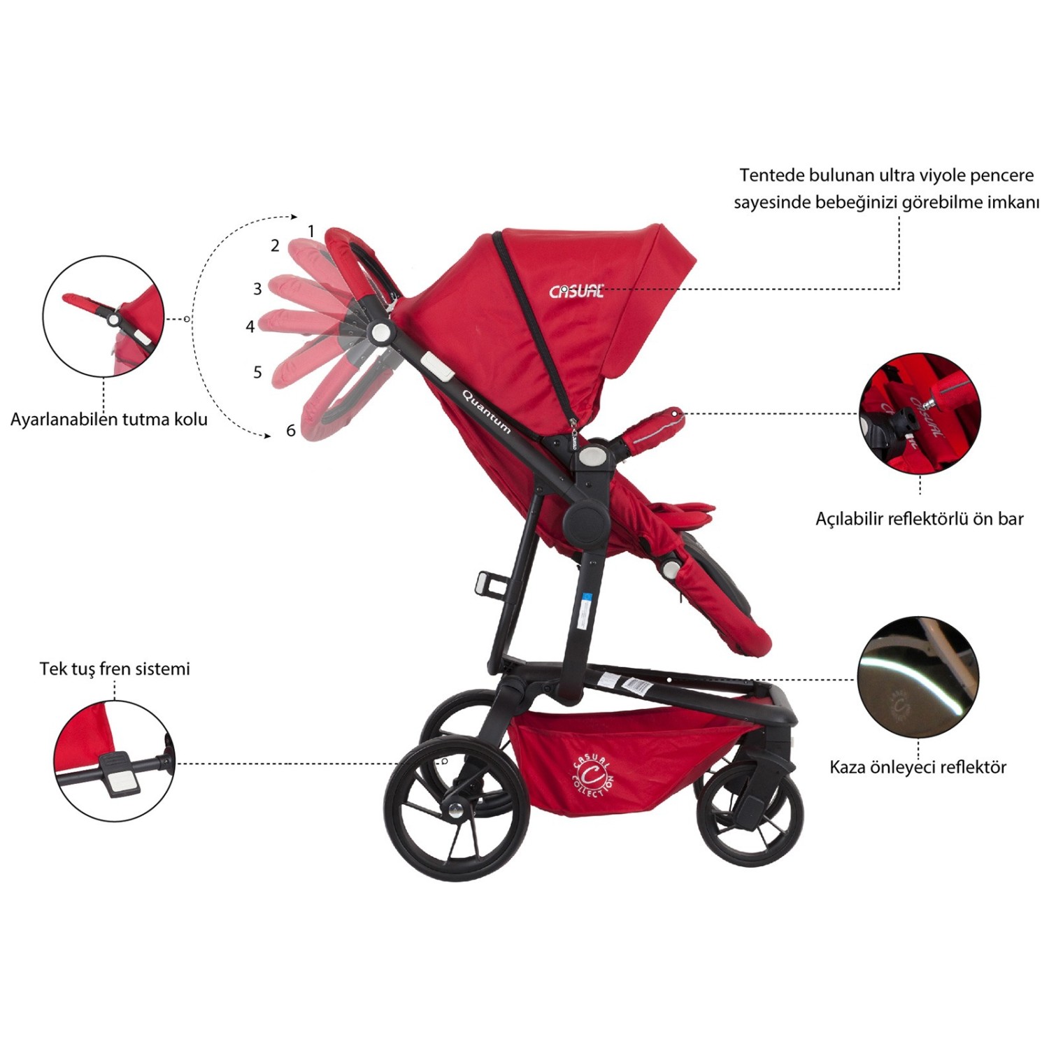 Lassig Casual Quantum Travel Sistem Bebek Arabası Fiyatı