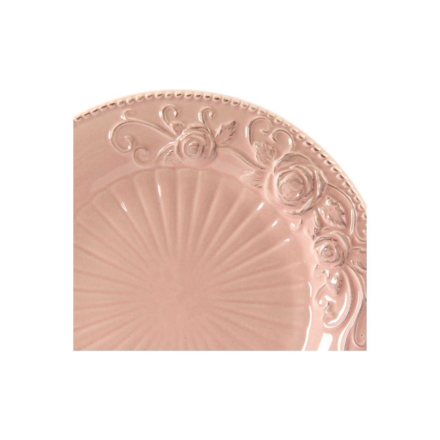 Vitale Pink Çiçekli 6�lı Set Pasta Tabağı Fiyatı