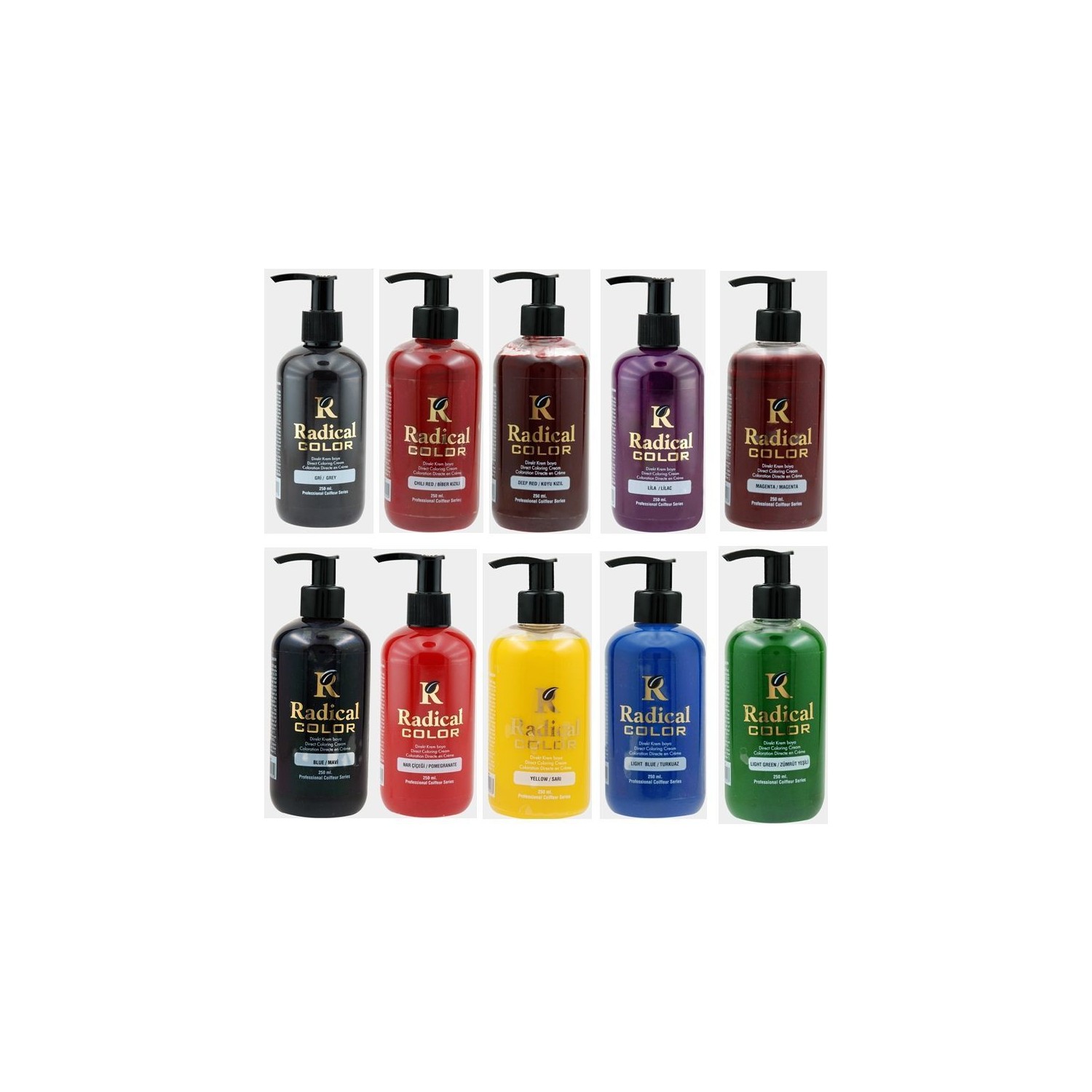 Radical Color Su Bazli Sac Boyasi Gumus Silver 250 Ml Fiyati