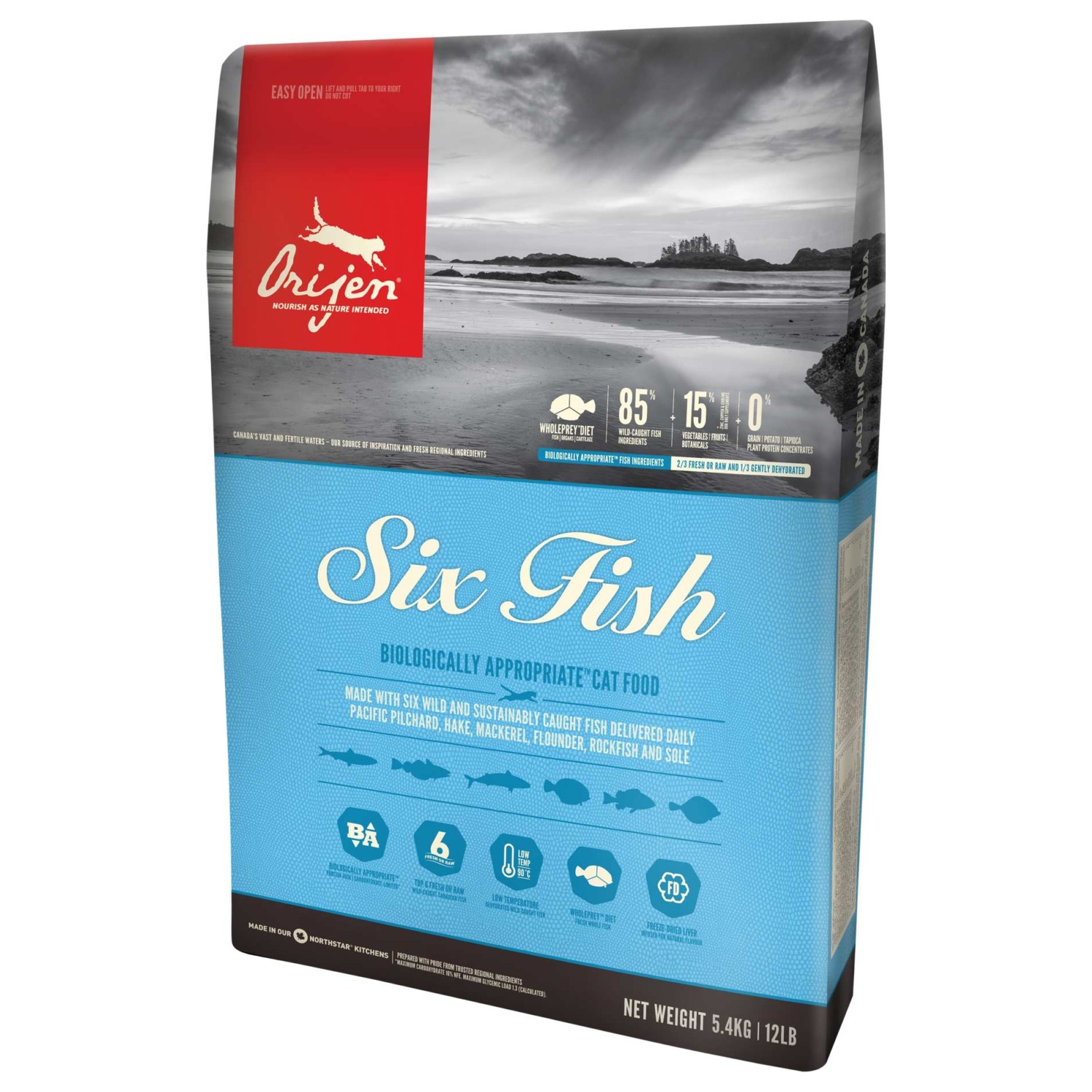 ORIJEN Six Fish Balık Etli Tahılsız Kedi Maması 1,8 kg Fiyatı