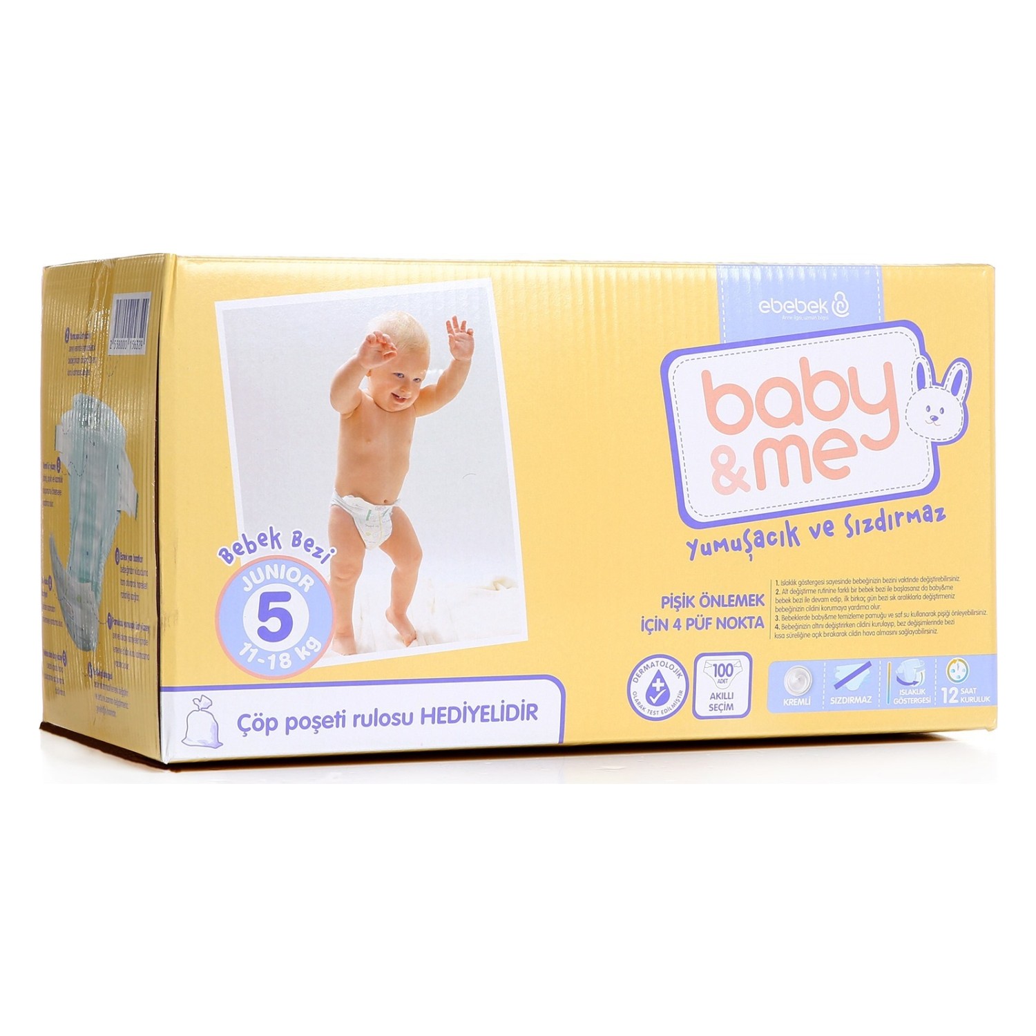 Baby&amp;Me Bebek Bezi Junior 5 Numara 100 Adet Fiyatı
