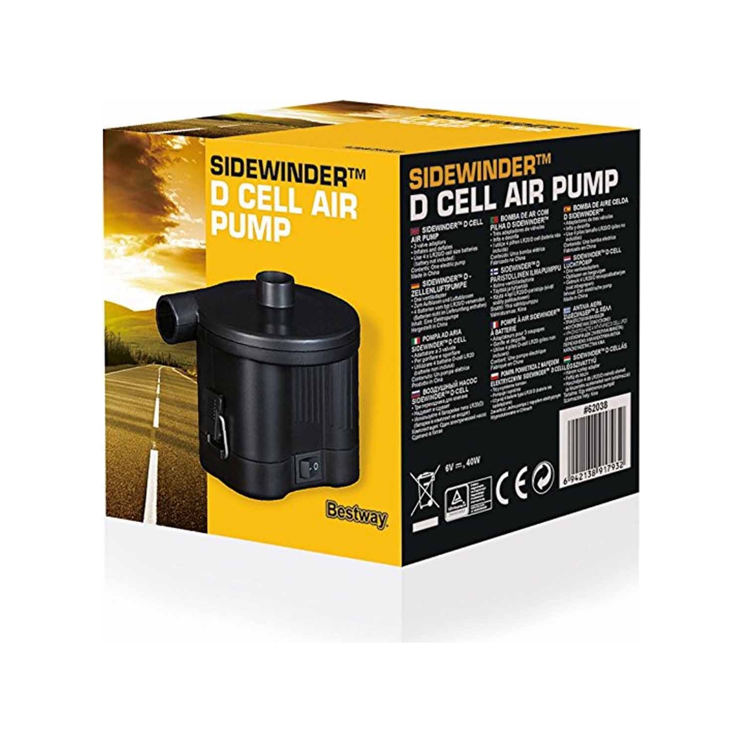 Bestway Sidewinder D Cell Air Pump / 62038 Pilli Şişme Fiyatı