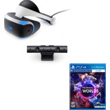 Sony PlayStation VR Sanal Gerçeklik Gözlüğü + PS4 Oyun Kamera + Worlds VR