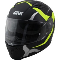 Gıvı 50.5 Vortıx Siyah-Sarı Kask M