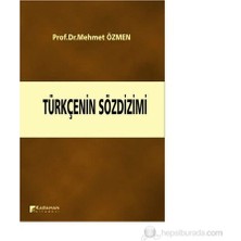 Türkçenin Sözdizimi-Mehmet Özmen