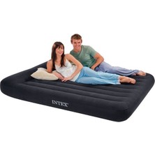 Intex Çift Kişilik Kendinden Yastıklı Queen (Kraliçe) Deluxe Yatak - 66769