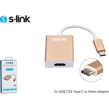 S-Link Sl Usb C55 Type C To Hdmi Adaptör