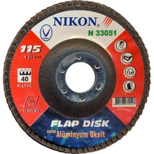 Nikon 33051 Alox. Flap Disk 115 mm 40 Kum 5 Adet