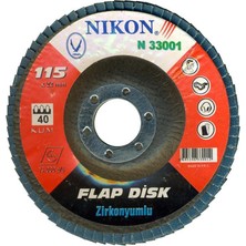 Nikon 33007 ZR Flap Disk 115 mm 100 Kum 5 Adet