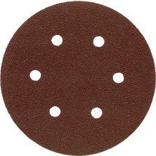 Nikon Cırtlı Disk Zımpara Kahverengi Alox 150 mm 220 Kum 10 Adet