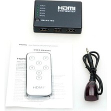 Onten SY-501 5 Port Kumandalı Full HD 1080p Kablosuz HDMI Switch