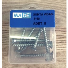 Made Kaliteli Sunta Vidası 5*50 Mm (8 Adet )