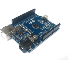 Arduino Uno R3 Klon ATmega328 Robotik Kodlama Mikro Denetleyici Kart ve USB Data Kablosu