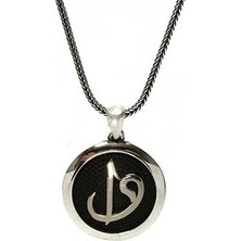 Osmanlı Gümüş Vav Elif Erkek Gümüş Kolye Zincir