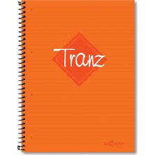 Tranz Defter  A-5  100 Yaprak Çizgili Turuncu