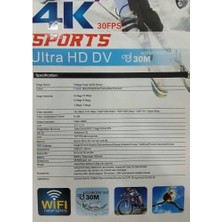 Apprise Hk 303 4K Sports Aksiyon Kamera Wifi