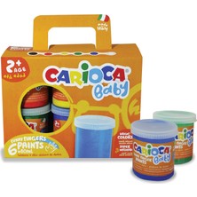 Carioca Yıkanabilir Parmak Boyası 6 Renk x 80 gr