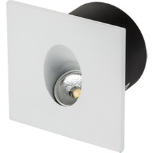 Cata Ct 5179 3W Koridor Kasalı Spot Geçmeli Kasaya Uydundur Beyaz