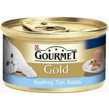 Gourmet Gold Kıyılmış Tuna Balığı Etli Kedi Konservesi 85 gr