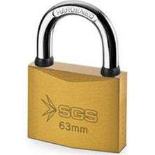 Sgs Sarı Boyalı Asma Kilit 50Mm Sgs1344 (1 Adet)