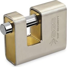 Sgs Çelik Korumalı Kayar Milli Asma Kilit 90Mm Sgs1372 (1 Adet)