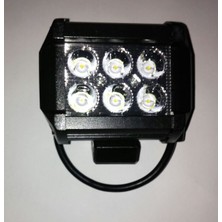 Motosiklet Sis Farı, 4 Ledli, Projektör Tipi