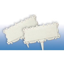 Wezzo plastik Etiket 100 Adet