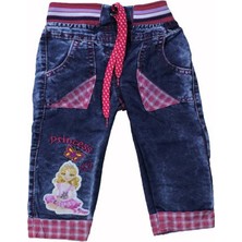 Aynur Nakışlı Bebe Kot Pantalon