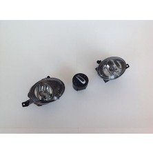 Volkswagen Golf 6 Sağ Sol Sis Farı Ve Çift Sis Krom Far Anahtarı