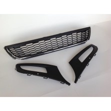 Volkswagen Polo 2009 2013 Krom Tampon Orta Izgara Sis Far Izgara
