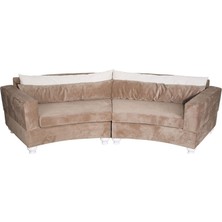 3A Mobilya Dioganal 3 Kişilik Kanepe Cappuccino