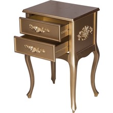 3A Mobilya New Gold Komodin - Altın