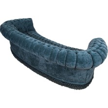 3A Mobilya Petreol Green Chesterfield
