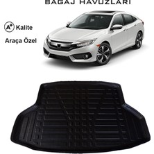 Honda Civic Sedan 2016 ve Sonrası 3D Bagaj Havuzu