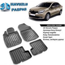 Renault Symbol 3 3D Havuzlu Paspas 2013 ve Üzeri A+Plus