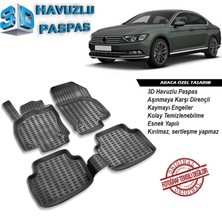 Volkswagen Passat B8 3D Havuzlu Paspas A+Plus