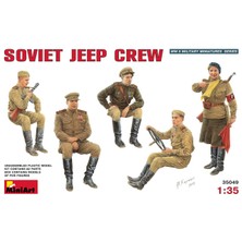 Miniart 1/35 Ölçek Plastik Maket, Sovyet Jip Mürettebatı