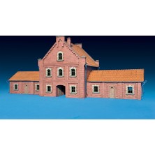 Miniart 1/72 Ölçek Plastik Maket, Tren İstasyonu, Renkli Kit