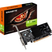 Gigabyte Nvidia GeForce GT 1030 LP 2GB 64Bit GDDR5 (DX12) PCI-E 2.0 Ekran Kartı GV-N1030D5-2GL