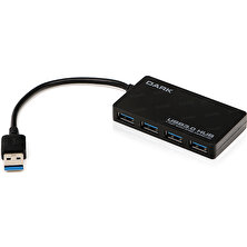 Dark Connect Master 4 Port USB 3.0 USB Hub Çoklayıcı (DK-AC-USB341)