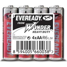 Eveready Heavy Duty Kalem Pil / Aa 4Lü Shrink